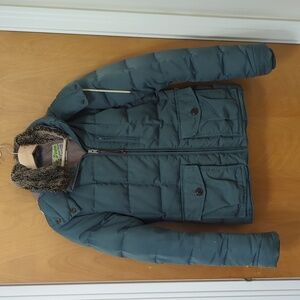 Eddie Bauer Teal Down Winter Jacket